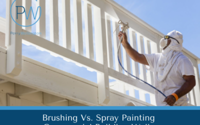 Brushing Vs. Spray Painting Commercial Building Walls