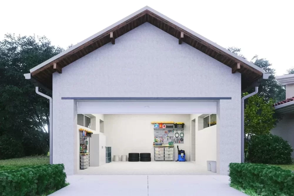 home garage painted in winnipeg
